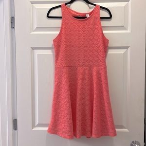 Lace Open Back Dress